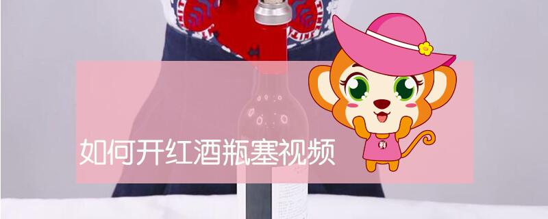 如何開(kāi)紅酒瓶塞視頻