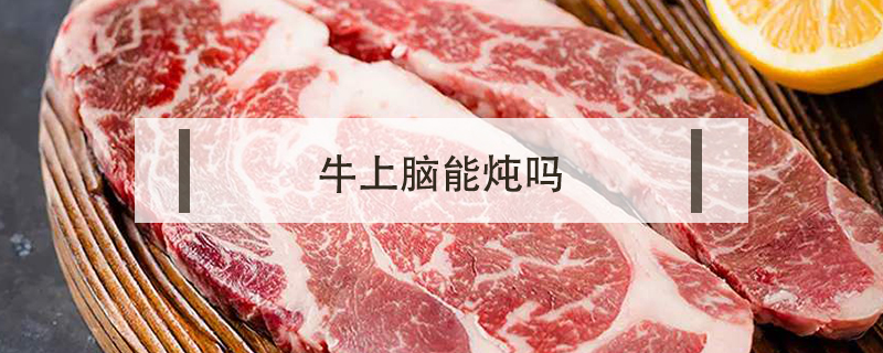 牛上腦能燉嗎