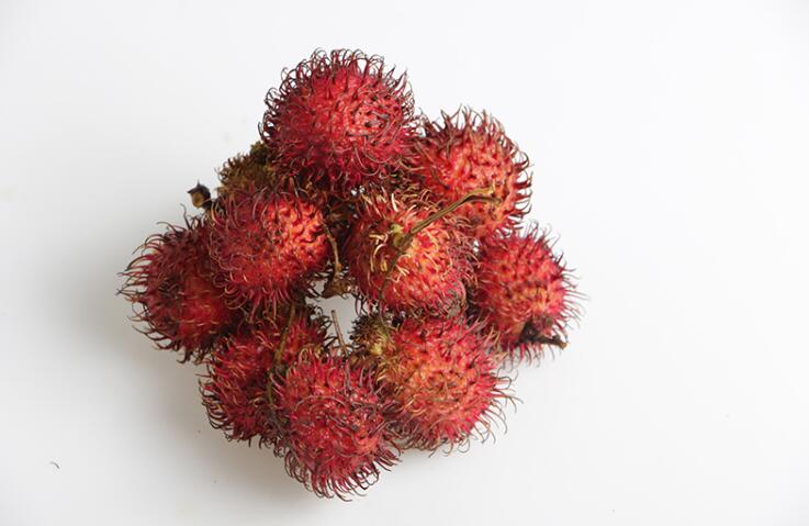 泰國紅毛丹圖片大全，新鮮可口的進口紅毛丹