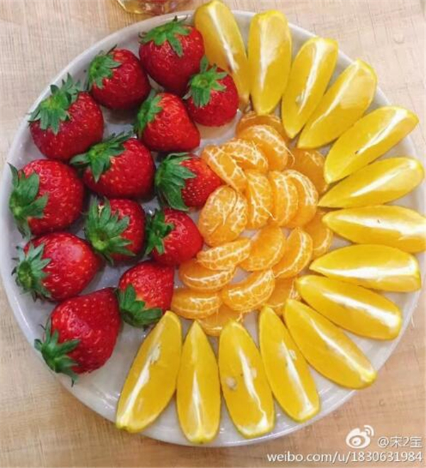簡單好看的水果拼盤圖片 隨便搭配就可以很美的水果拼盤
