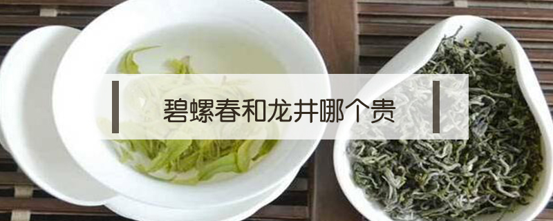 碧螺春和龍井哪個(gè)貴