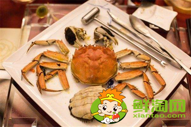 大閘蟹怎么吃新手,大閘蟹不能吃的部位圖