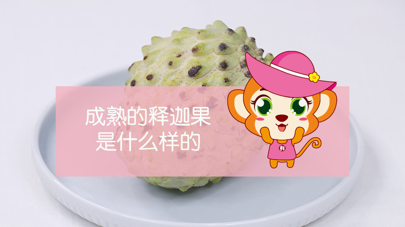 成熟的釋迦果是什么樣的