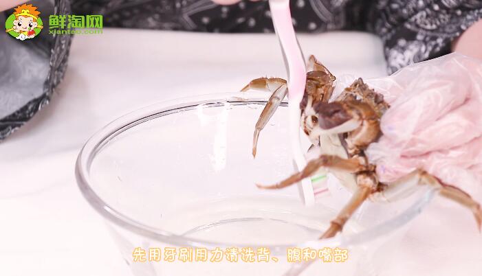 大閘蟹怎么洗