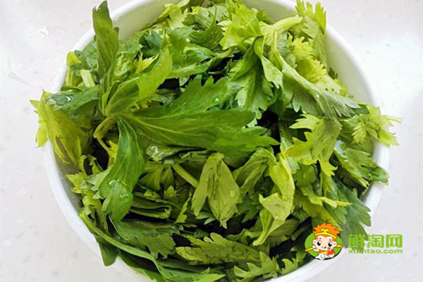 芹菜桿能蒸嗎，怎么蒸芹菜葉不粘