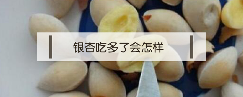 銀杏吃多了會怎樣
