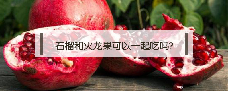 石榴和火龍果可以一起吃嗎?