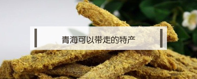 青海可以帶走的特產