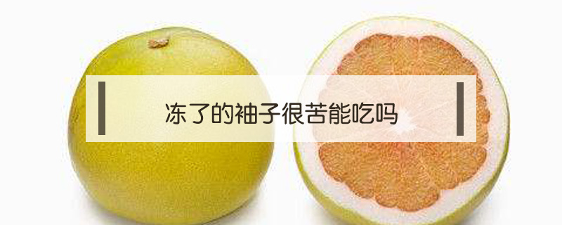 凍了的袖子很苦能吃嗎