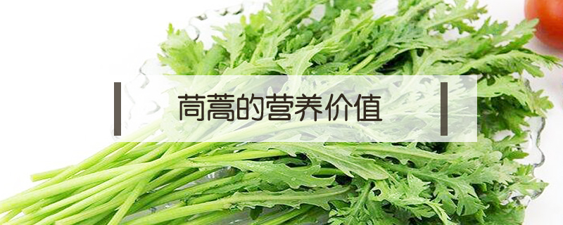 茼蒿的營養(yǎng)價值