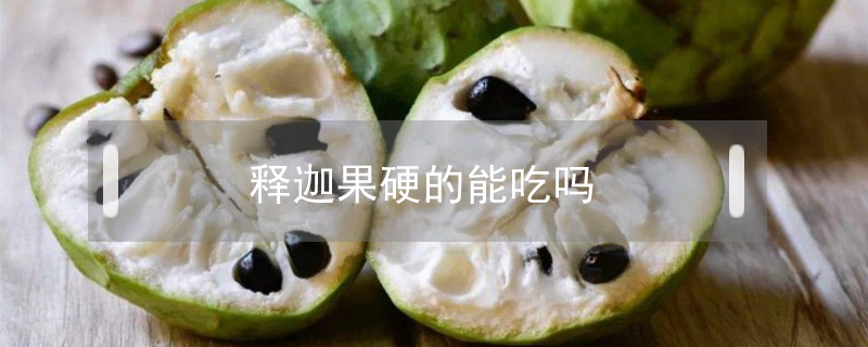 釋迦果硬的能吃嗎