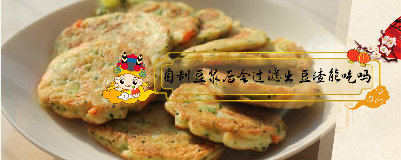 自制豆漿后會過濾出豆渣能吃嗎