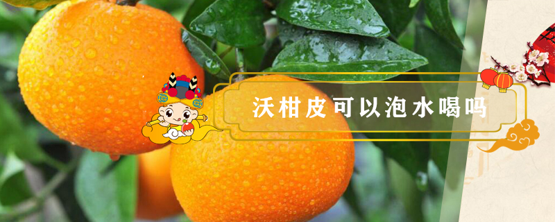 沃柑皮可以泡水喝嗎