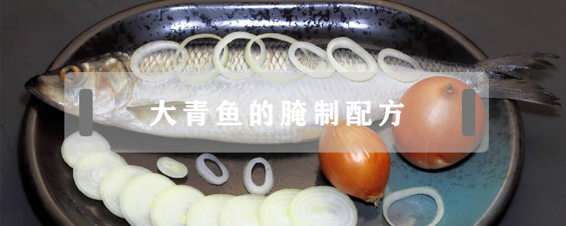 大青魚的腌制配方
